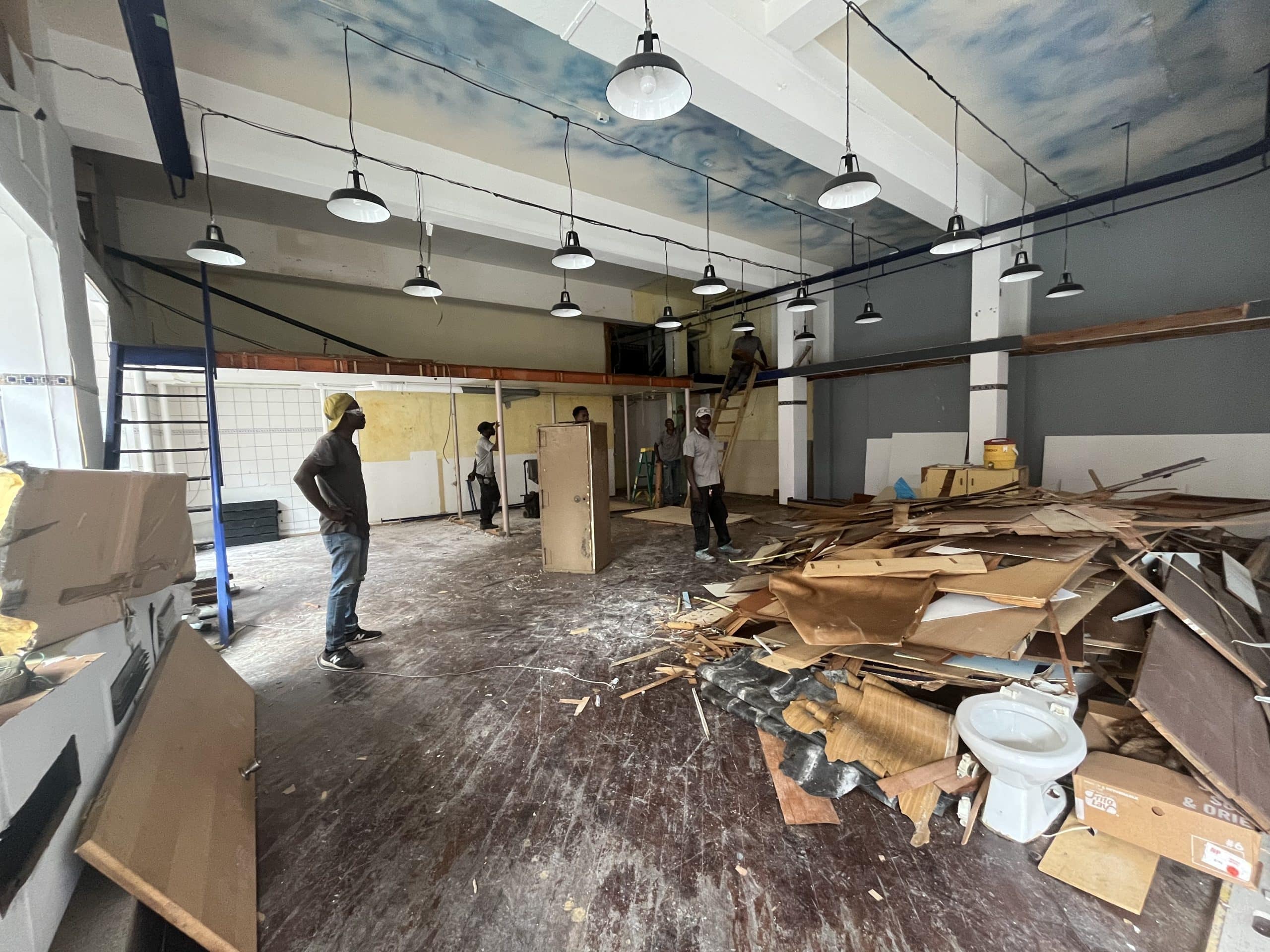 Ongoing renovation work at the Jewish Museum Curaçao, marking a new chapter in its cultural and historical preservation.